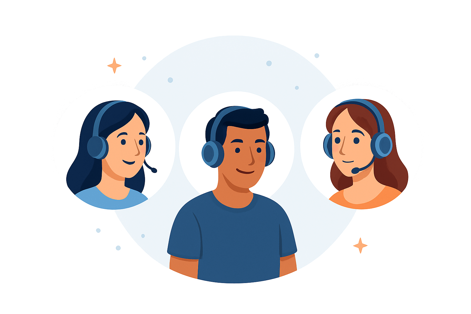 Panel de Tellma con agentes de voz