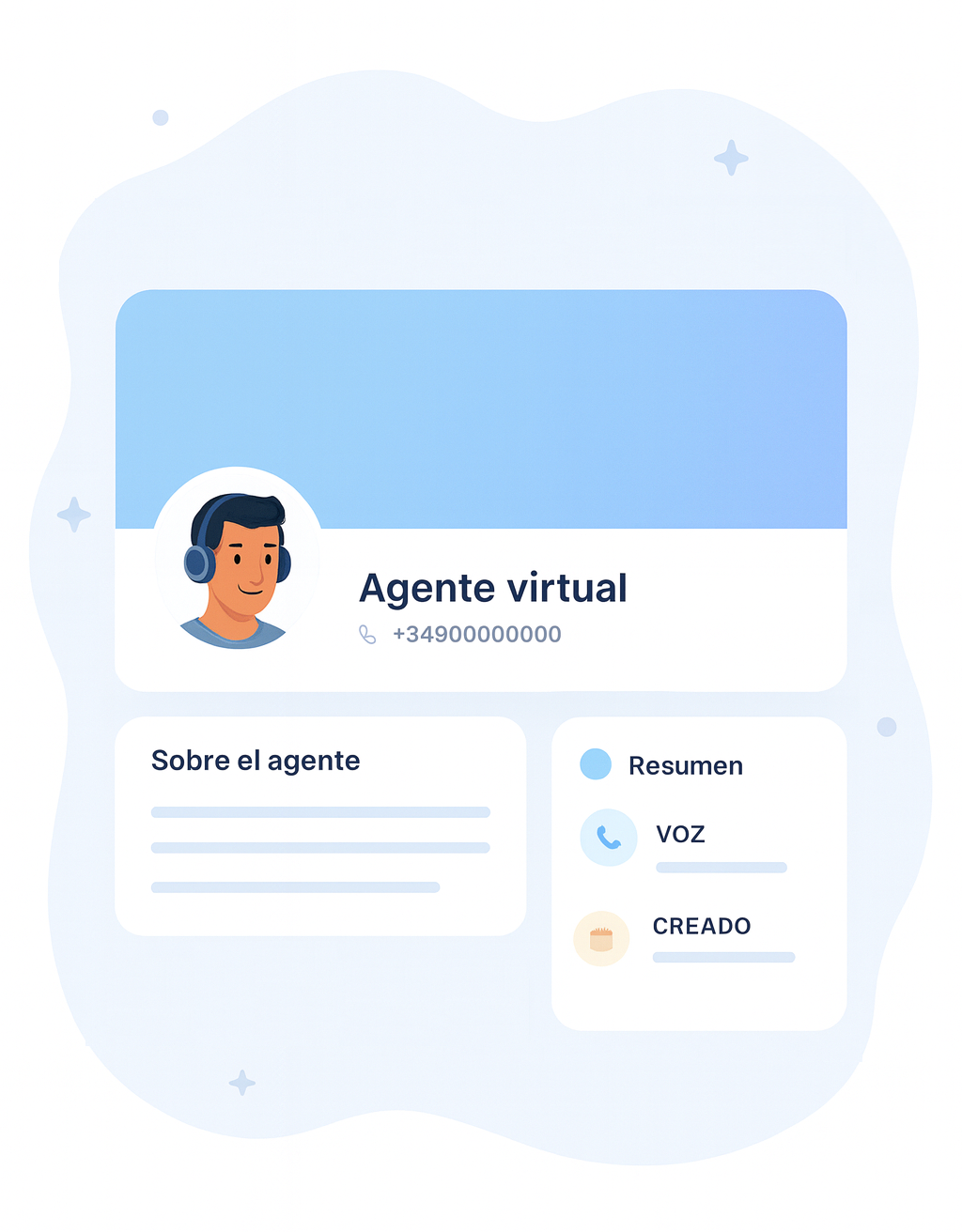 Agente de voz de Tellma atendiendo una llamada